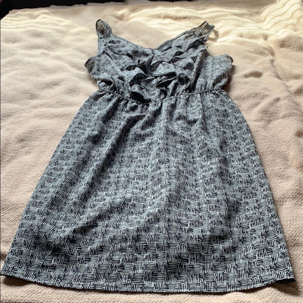 Small silver and black dress